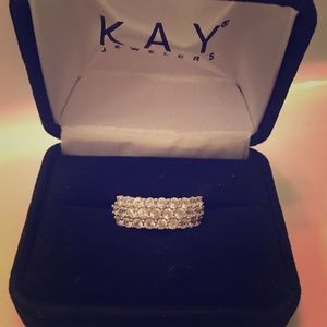 Kay’s sterling Sliver white sapphire ring